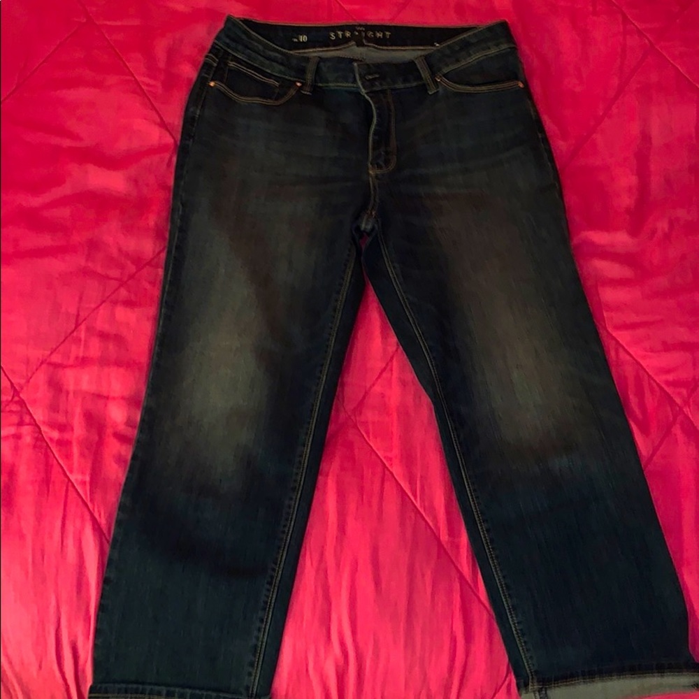 Cropped blue Jeans